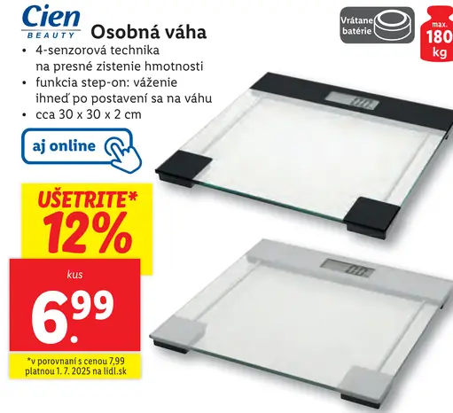 Cien Osobná váha