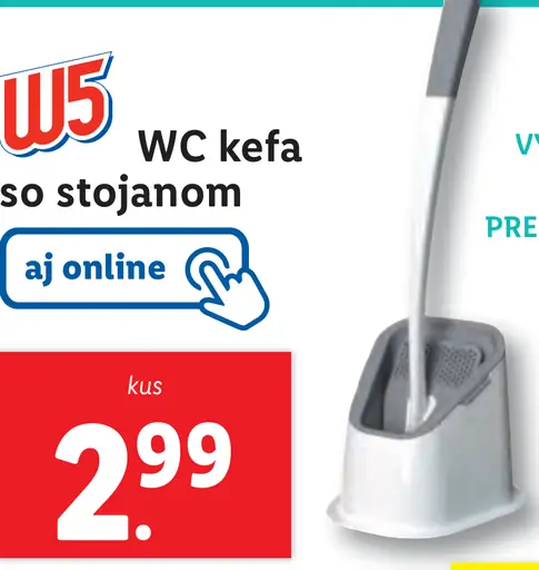 W5 WC kefa so stojanom