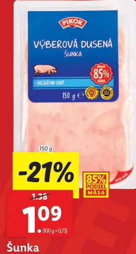 Pikok Vyberová dusená šunka