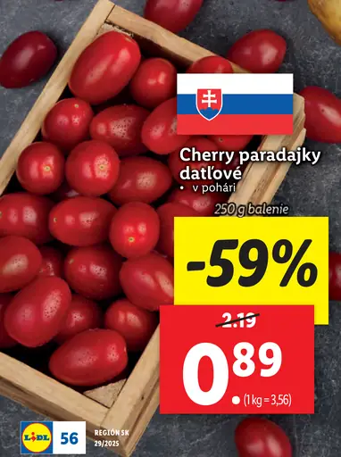 Cherry paradajky datľové
