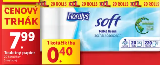 Floraly's toaletný papier