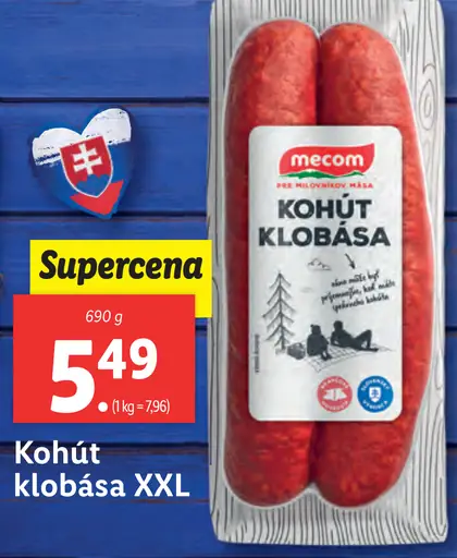 Mecom Kohút klobása XXL