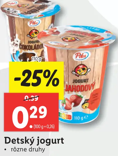 Pilos Detský jogurt