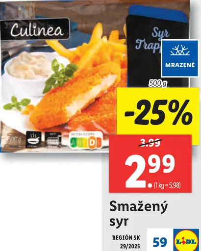 Culinea Smažený syr