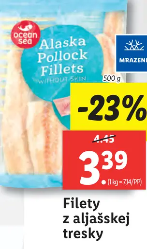 Ocean Sea Filety z aljašskej tresky obalované