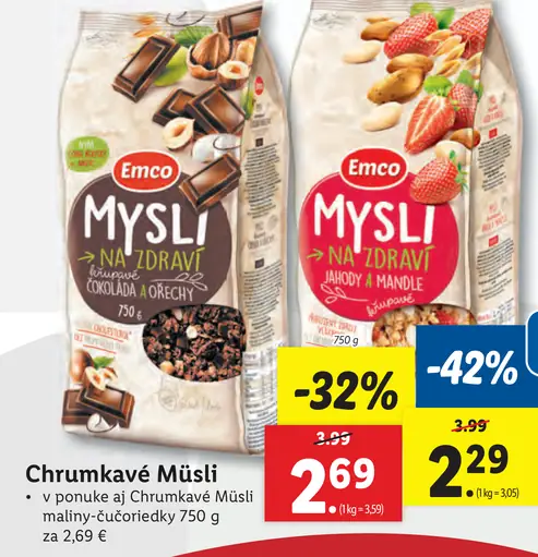 Emco Mysli Chrumkavé Müsli