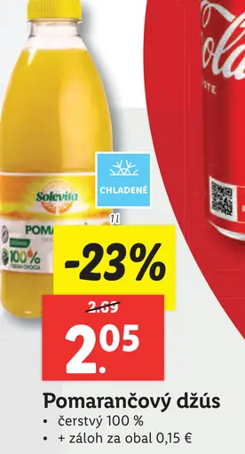 Solevita Pomarančový džús