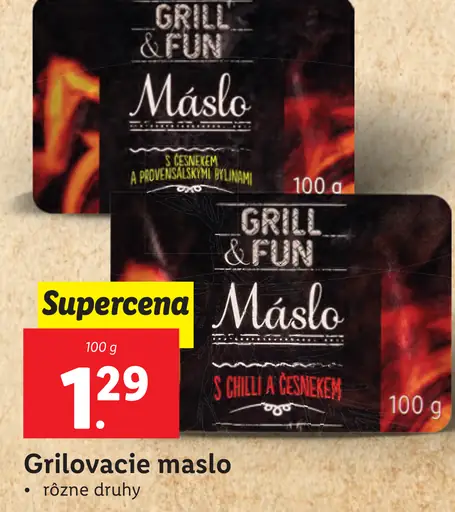 Grill & Fun Grilovacie maslo