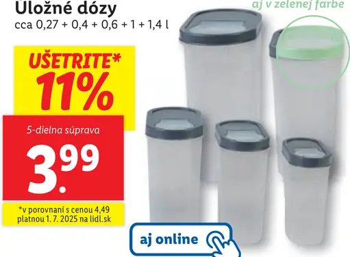 Úložné dózy