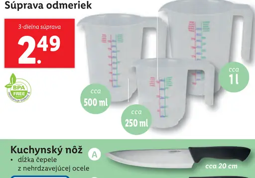 Livarno Súprava odmeriek