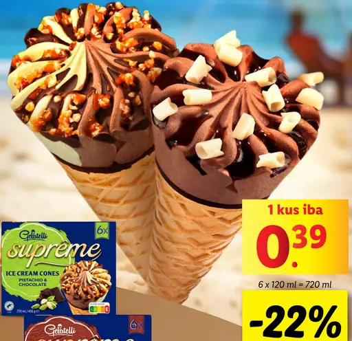 Gelatelli Supreme Ice Cream Cones