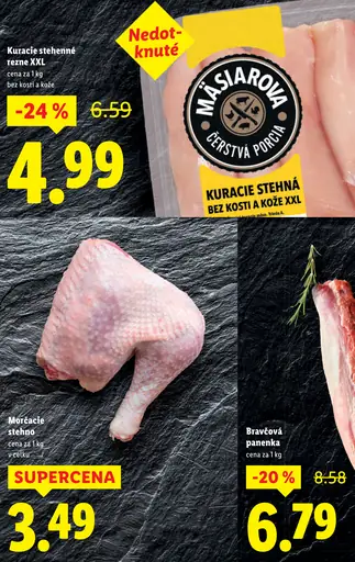 Kuracie stehná bez kosti a kože XXL