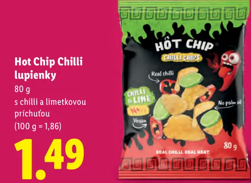 Hot Chip chilli lupienky