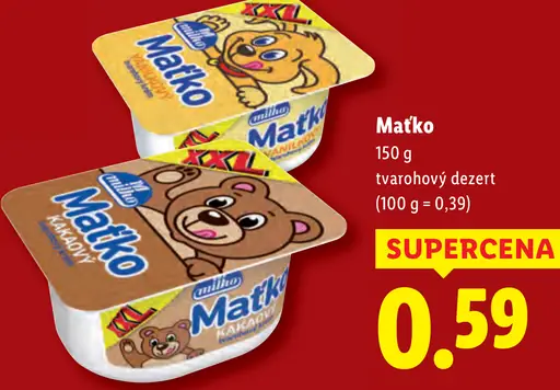 Matko tvarohový dezert