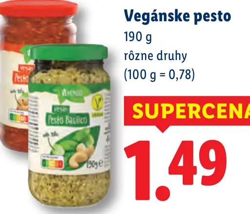 Vegánske pesto