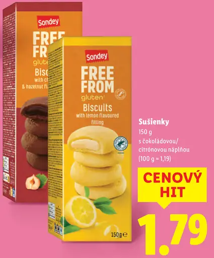 Sondey Free From Biscuits