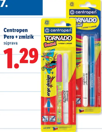 Centropen Pero + zmizík