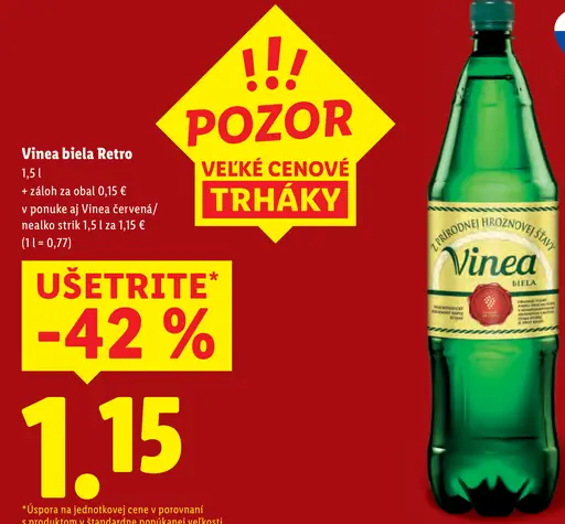 Vinea biela Retro