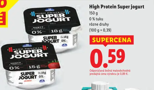 Milbona High Protein Super jogurt