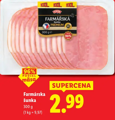 K-Purland Farmárska šunka