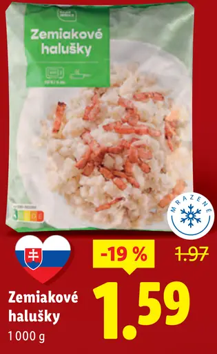 Zemiakové halušky