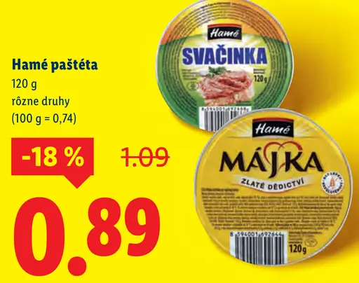 Hamé Paštéta Svačinka