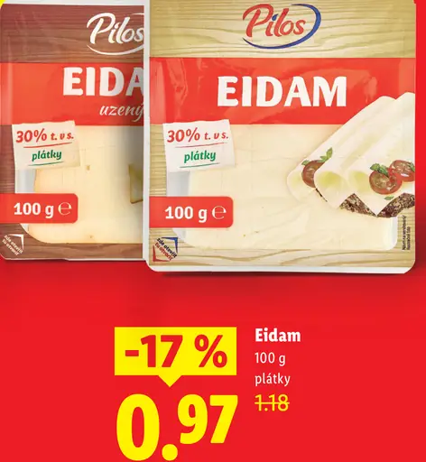 Pilos Eidam plátky