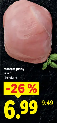 Morčací prsný rezeň