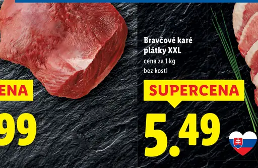 Bravčové karé plátky XXL