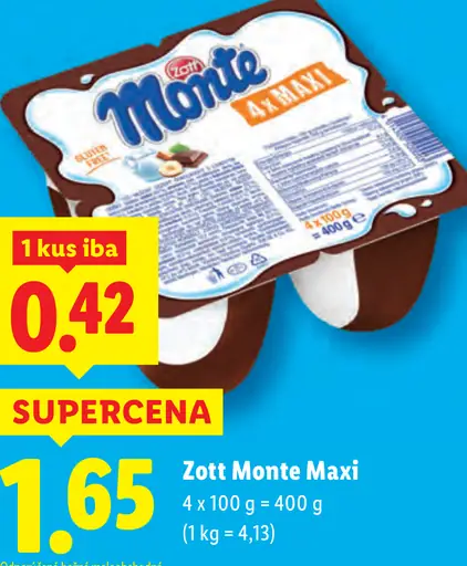 Zott Monte Maxi