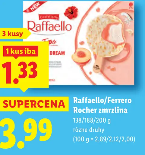 Raffaello/Ferrero Rocher zmrzlina