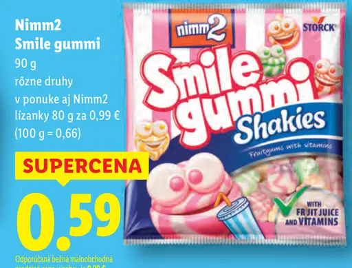 Storck Nimm2 Smile gummi