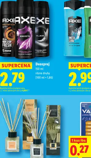 Axe deosprej