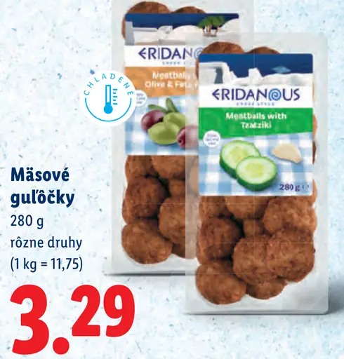 Eridanous Mäsové guľôčky