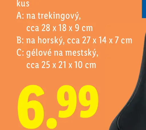 Crivit Sedlo na bicykel