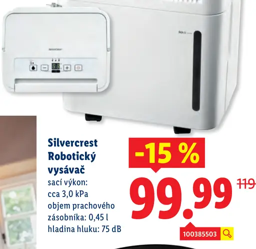 Silvercrest Robotický vysávač