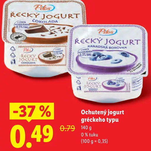 Pilos Řecký jogurt ochutený
