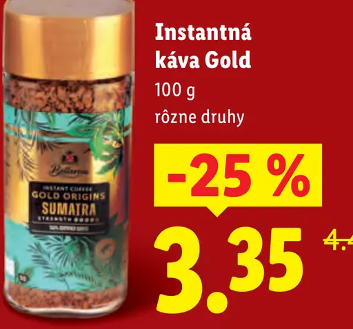 Sundae Instantná káva Gold