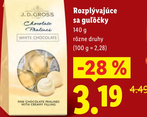 J.D. Gross Rozplývajúce sa guľôčky