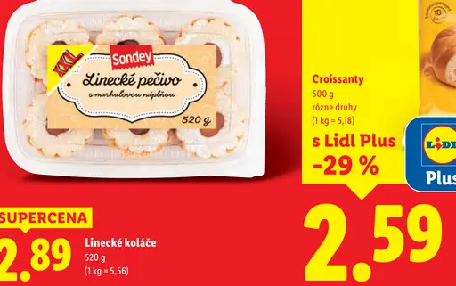 Sondey Lístkové pečivo