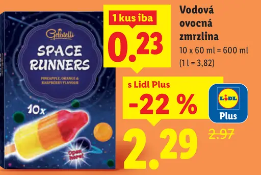 Gelatelli Ovocná zmrzlina
