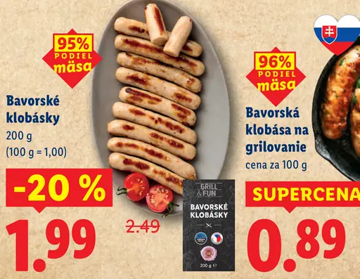 Bavorské klobásky