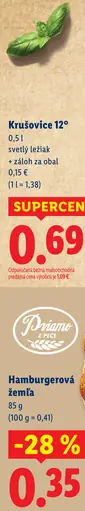 Krušovice 12° plechovka