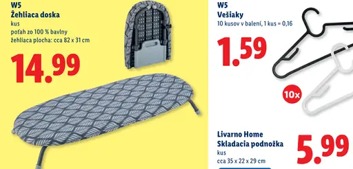 W5 Žehliaca doska