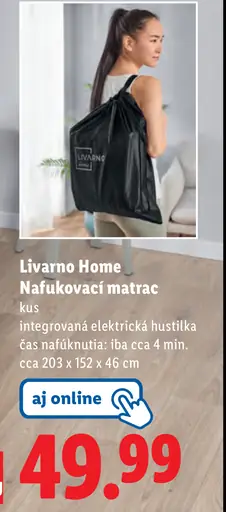Livarno Home Nafukovací matrac