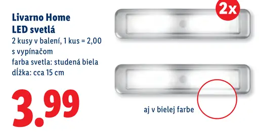 Livarno Home LED svetlá