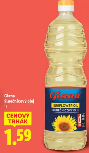 Giana Slnečnicový olej