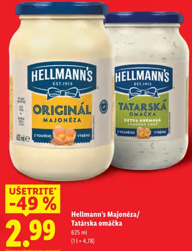 Hellmann's Originál majonéza