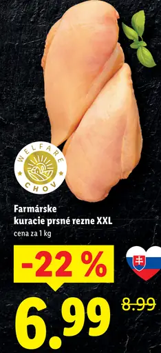 Farmárske kuracie prsia