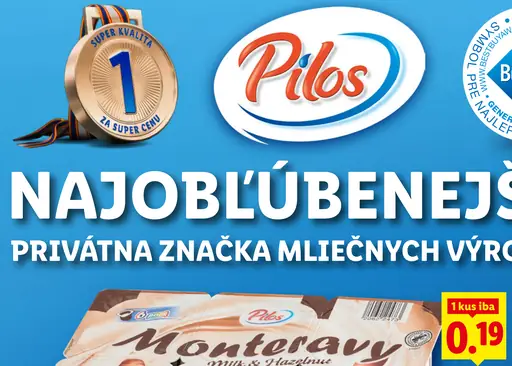 Pilos Monteravy mliečny dezert